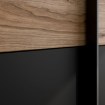 Forte Шафа 270 см Dalate Дуб Катанія/Чорний, DQLS82411-M267 - Home Club, зображення 6