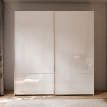 Forte Шкаф 200 см Sophistispace, белый / белый глянцевый, SSQS32411-C04 - Home Club