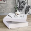 Forte Столик 80 см Coffee Tables, білий глянцевий, CFTT4181-Z38 - Home Club, зображення 2