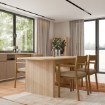Forte Стіл 180 см Ficar, дуб «Ріва», TBLT7134-D129 - Home Club