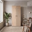 Forte Шафа 90 см Verniq «Дикий дуб, натуральний», VRQS821R-D136 - Home Club