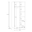 Forte Шафа 90 см Verniq «Дикий дуб, натуральний», VRQS821R-D136 - Home Club, зображення 10