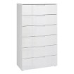 Forte Комод 70 см Sapporo, белый/белый глянцевый, SNNK411-V29 - Home Club, изображение 2
