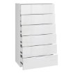 Forte Комод 70 см Sapporo, белый/белый глянцевый, SNNK411-V29 - Home Club, изображение 3