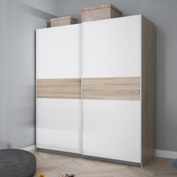 Forte Шкаф-купе 170 см Winnie, дуб «Сонома»/белый, EPRS923E-Q45 - Home Club