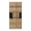 Forte Стеллаж 95 см Auriquet «Дикий дуб», натуральный / чёрный, AUQR721-Q362 - Home Club, изображение 3