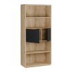 Forte Стеллаж 95 см Auriquet «Дикий дуб», натуральный / чёрный, AUQR721-Q362 - Home Club, изображение 5
