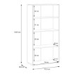 Forte Стелаж 75 см Archbox «Дуб Artisan», T2KR421-D78 - Home Club, зображення 9