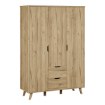 Forte Шкаф 140 см Vankka «Дубовая доска», VNKS832-D55 - Home Club, изображение 5