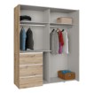 Forte Шафа 170 см Winn 2, дуб Artisan, W2QS8233S-D78 - Home Club, зображення 2
