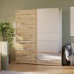 Forte Шафа 170 см Winn 2, дуб Artisan, W2QS8233S-D78 - Home Club, зображення 5