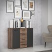 Forte Комод в стиле лофт, 105 см, TOKK233-N09 - Home Club