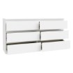 Forte Комод 155 см Edmore, білий, EMOK221-120 - Home Club, зображення 5