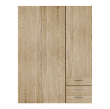 Forte Шафа 140 см з висувними ящиками, дуб «Сонома», BRKS831-D30F - Home Club