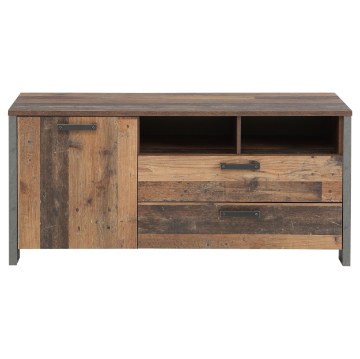 Forte Тв-тумба с ящиками 140 см Clif Old – Wood Vintage/Бетон, CLFT231-C546 - Home Club