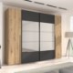 Forte Шкаф 270 см Narago, дуб Artisan/чёрный, RXGS82511-M108 - Home Club