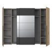 Forte Шафа 270 см Narago Дуб Artisan/Чорний, RXGS82511-M108 - Home Club, зображення 3