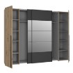 Forte Шафа 270 см Narago Дуб Artisan/Чорний, RXGS82511-M108 - Home Club, зображення 5