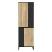 Forte Шафа 70 см Quayle Чорний/Дуб Mauvella, QXLS721-M733 - Home Club, зображення 2