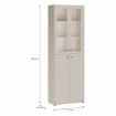 Forte Витрина 75 см Archbox, цвет «песочный», T2KV921-U60 - Home Club, изображение 8