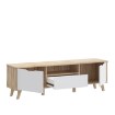 Forte Тв-тумба 180 см Vankka «Дубовая доска»/Белый, VNKT131-L25 - Home Club, изображение 7