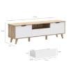 Forte Тв-тумба 180 см Vankka «Дубовая доска»/Белый, VNKT131-L25 - Home Club, изображение 9