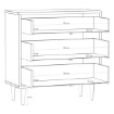 Forte Комода 90 см Sherbrooke, пісочний, CVRK211EC-U60 - Home Club, зображення 7