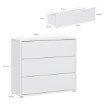 Forte Шкафчик 95 см Sophistispace, белый, ACSK216-120 - Home Club, изображение 7
