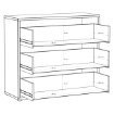 Forte Шкафчик 95 см Sophistispace, белый, ACSK216-120 - Home Club, изображение 8
