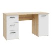Forte Письмовий стіл 140 см Net 106 Дуб Artisan / Білий, MT311-C804 - Home Club, зображення 4