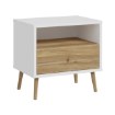 Forte Шафка 60 см Harllson, білий/дуб Mauvella, HLTK111EC-M793 - Home Club, зображення 4