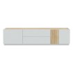 Forte Тв-тумба с ящиками, 200 см, Lewisville, Secret Grey/Дуб Mauvella, LWST131-M742 - Home Club, изображение 2