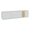 Forte Тв-тумба с ящиками, 200 см, Lewisville, Secret Grey/Дуб Mauvella, LWST131-M742 - Home Club, изображение 4