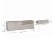 Forte Шафка 145 см Archbox, пісочний, T2KT131-U60 - Home Club, зображення 8