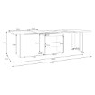 Forte Стіл 140 см Tables, дуб «Сонома», EST41-D30 - Home Club, зображення 8
