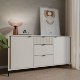 Forte Комод 160 см Seravel, цвет «Песочный»/«Дуб Маувелла», SVLK231-Q112 - Home Club