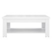 Forte Столик 110 см Coffee Tables Білий / Білий глянцевий, DURT511-C04 - Home Club, зображення 4