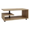 Forte Кавовий столик на коліщатках 105x60 см Bailey, дуб Artisan, BL1T01-D78 - Home Club, зображення 3