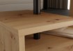 Forte Кавовий столик на коліщатках 105x60 см Bailey, дуб Artisan, BL1T01-D78 - Home Club, зображення 6