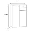 Forte Белый комод 75 см, T2KK20-120 - Home Club, изображение 6