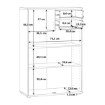 Forte Белый комод 75 см, T2KK20-120 - Home Club, изображение 7