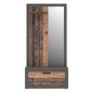 Forte Передпокій 95 см Zumba, бетон, темно-сірий / Old – Wood Vintage, ZMBD04-C764 - Home Club, зображення 2