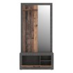 Forte Передпокій 95 см Zumba, бетон, темно-сірий / Old – Wood Vintage, ZMBD04-C764 - Home Club, зображення 3