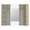 Forte Шкаф 270 см Narago, дуб «Сонома»/белый, RXGS82511-Q45F - Home Club, изображение 4