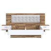 Forte Ліжко з тумбочками 180x200 см Modern Way Дуб Клепковий/Білий, MRWL2182-C811 - Home Club, зображення 2