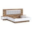 Forte Ліжко з тумбочками 180x200 см Modern Way Дуб Клепковий/Білий, MRWL2182-C811 - Home Club, зображення 4