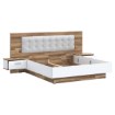 Forte Ліжко з тумбочками 180x200 см Modern Way Дуб Клепковий/Білий, MRWL2182-C811 - Home Club, зображення 5