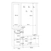 Forte Передпокій 110 см Niko «Дуб Artisan», NIKD041-D78 - Home Club, зображення 7