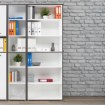 Forte Открытый стеллаж 85 см Keflavik, белый/графитовый, KFLR823-J53 - Home Club, изображение 2