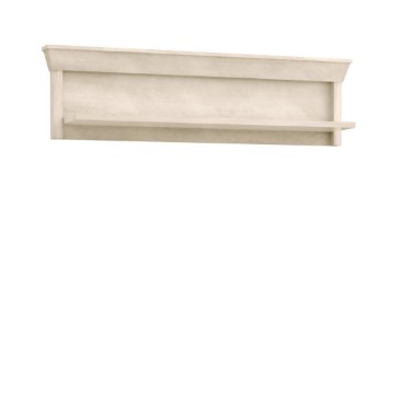 Forte Настенная полка 120 см Kashmir, белая сосна, KSMB01-D43 - Home Club